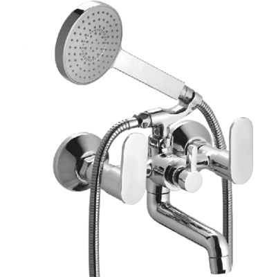 Wall Mixer with Crutch & H.Shower